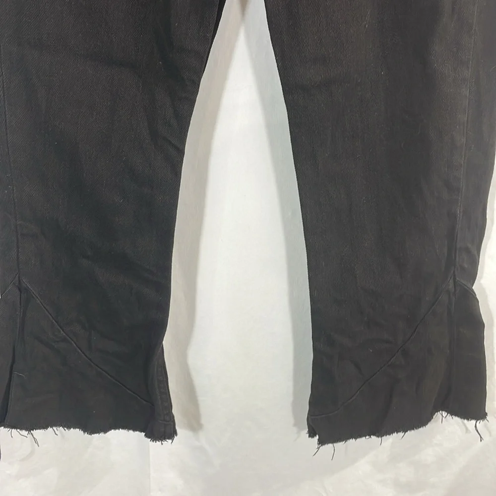 Bdg blck denim raw hem pants